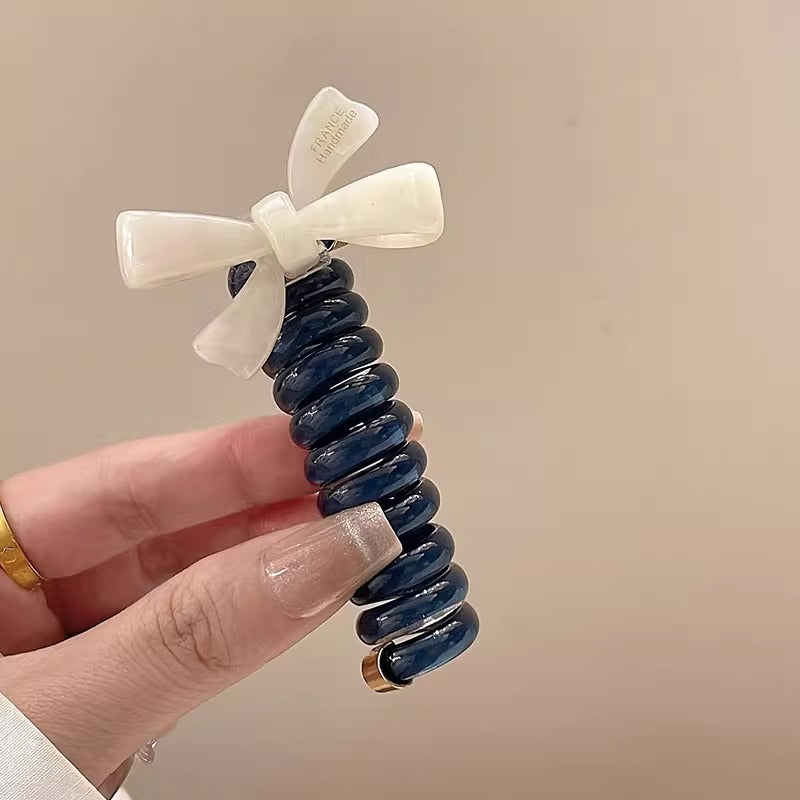 Wholesale Japanese Style Simple Bubble Braid High-grade Ponytail Braid Artifact Telephone Line Hair Scrunchies